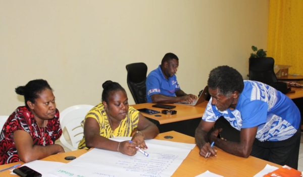Business Support Workshops run by the VCCI Team to help Businesses on Malekula Island